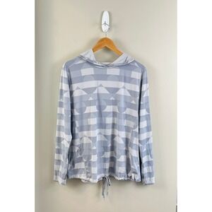 Mountain Hard Wear Women's Sz Lg Pullover Hoodie Crater Lake lightweight